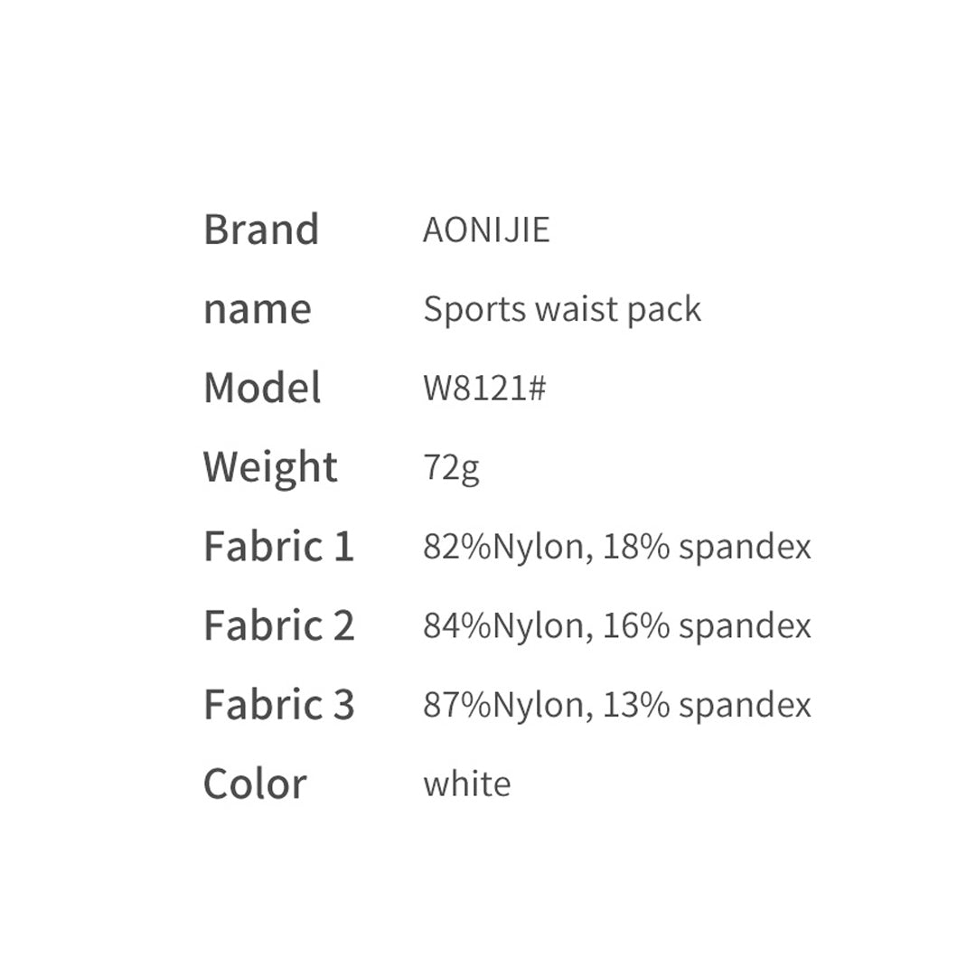 AONIJIE Waist Bag W8121 - Tas Pinggang Lari Sepeda