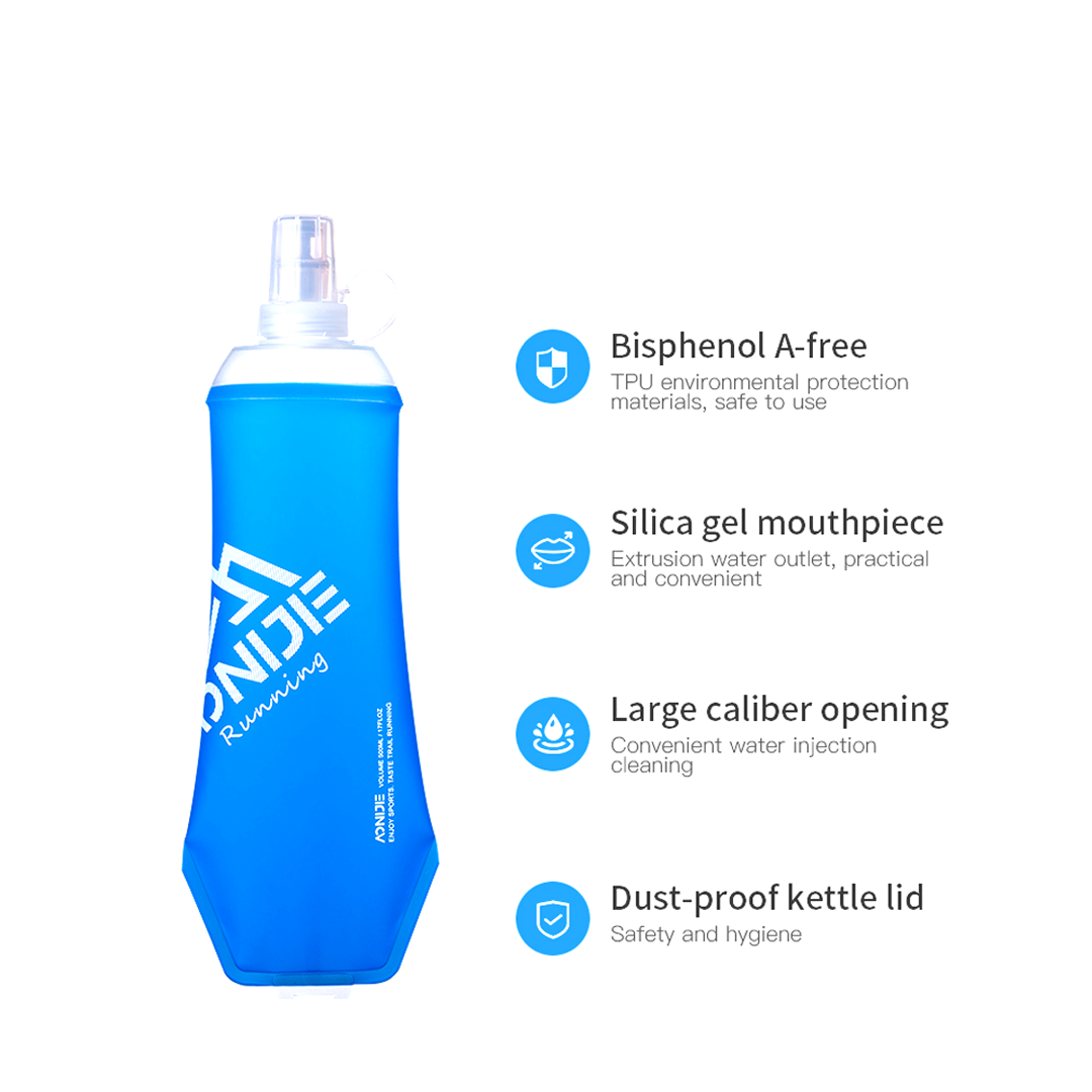 AONIJIE Sport Soft Flask SD28 500ml - Botol Tempat Minum | Olahraga