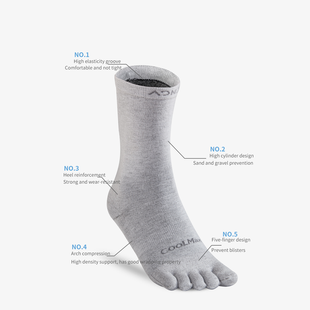 AONIJIE E4831 Running Toe Socks - Kaos Kaki Jari - Lari | Sepeda - 1 PAIR