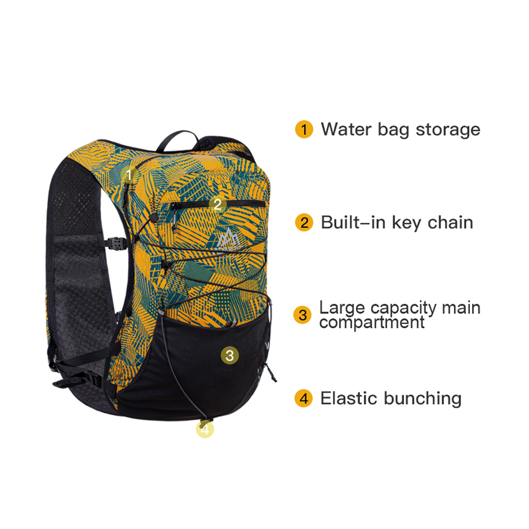 AONIJIE C9112 Hydration Backpack Vest - 12L Trail Running Sports