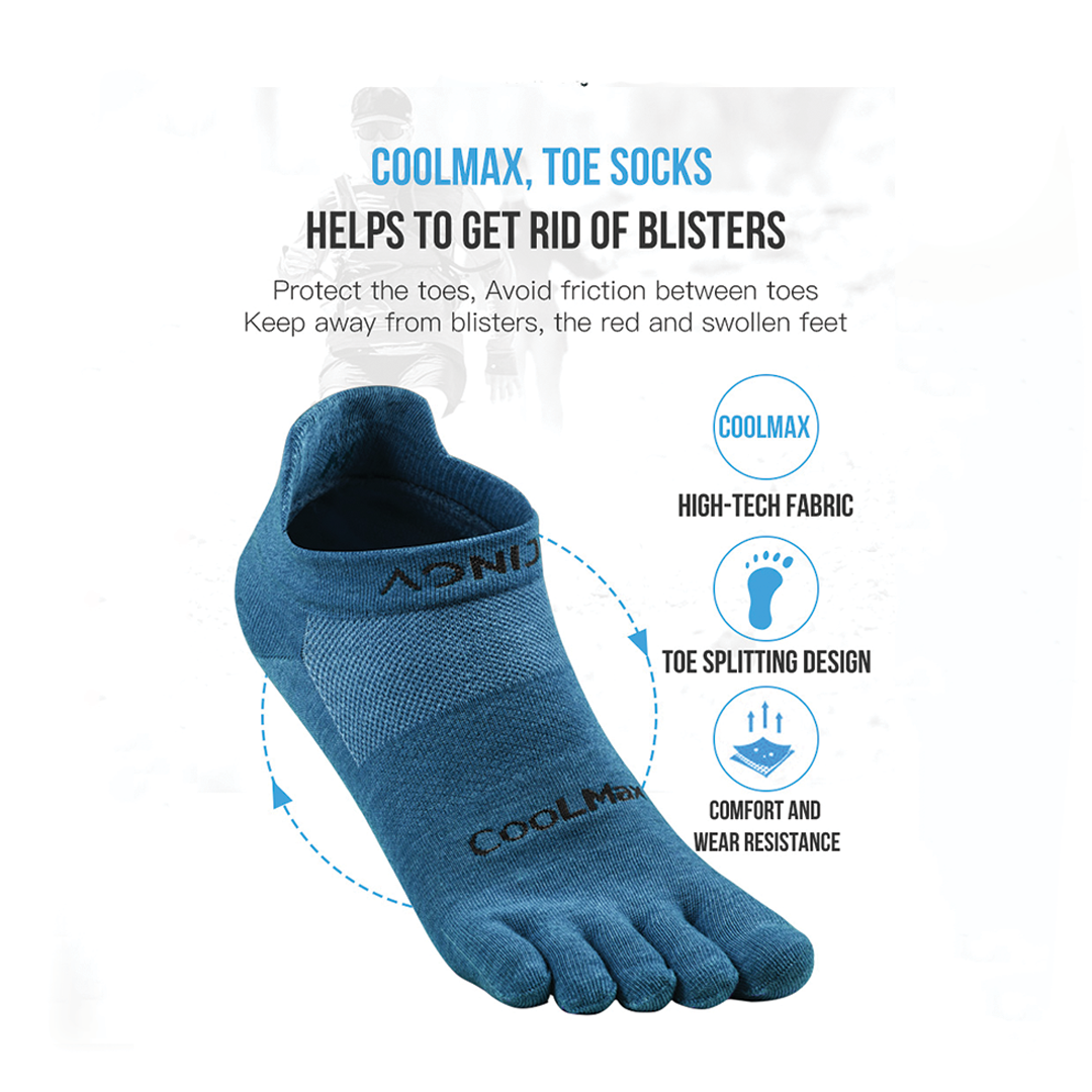 AONIJIE E4110S Running Toe Socks - Kaos Kaki Jari - Running | Cycling