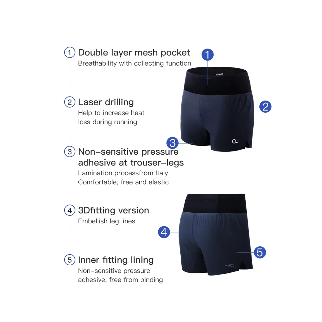 AONIJIE FM5109 Men Sport Short Pant - Celana Olahraga Pria