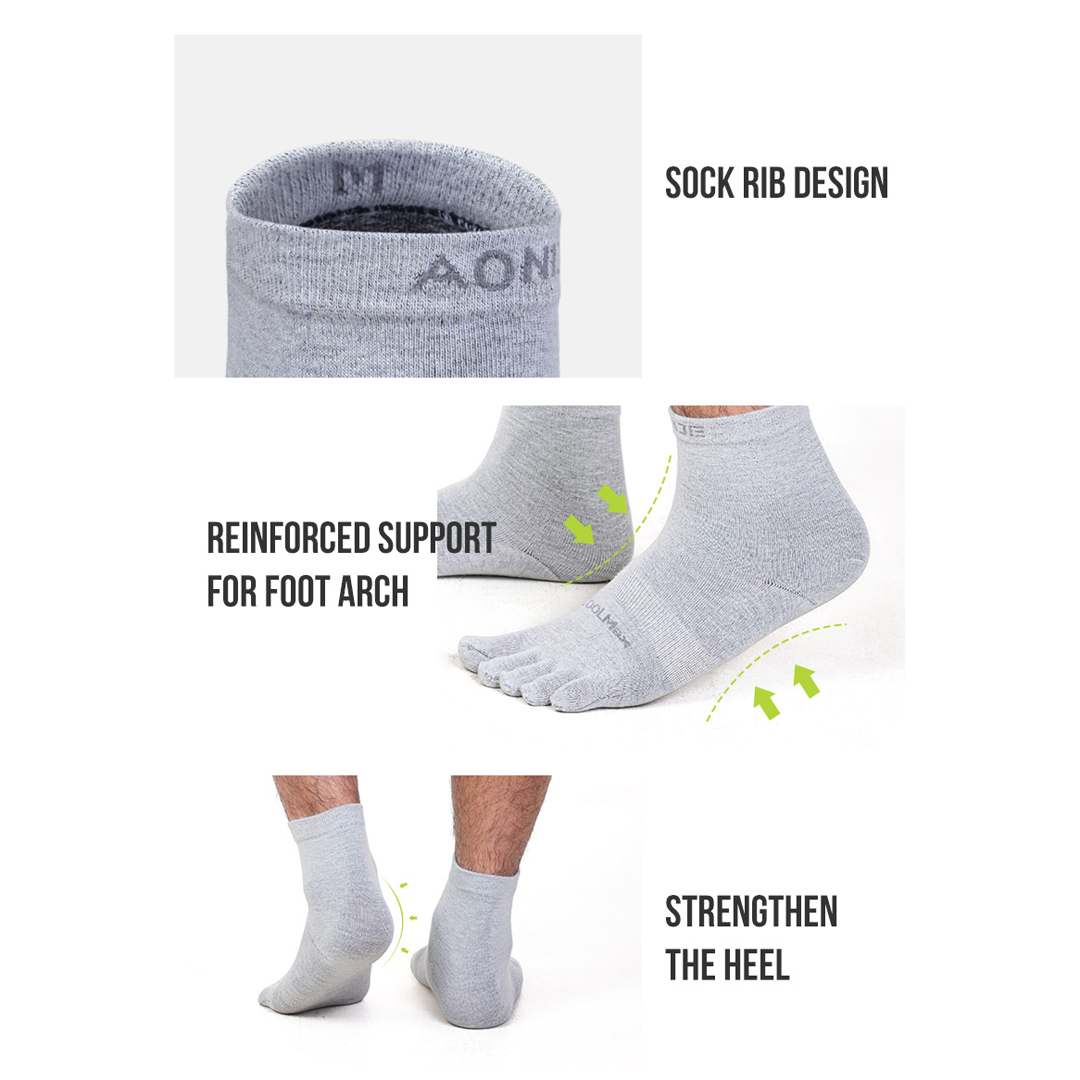 Aonijie E4845 Running Toe Socks - Kaos kaki Jari Lari Sepeda Olahraga