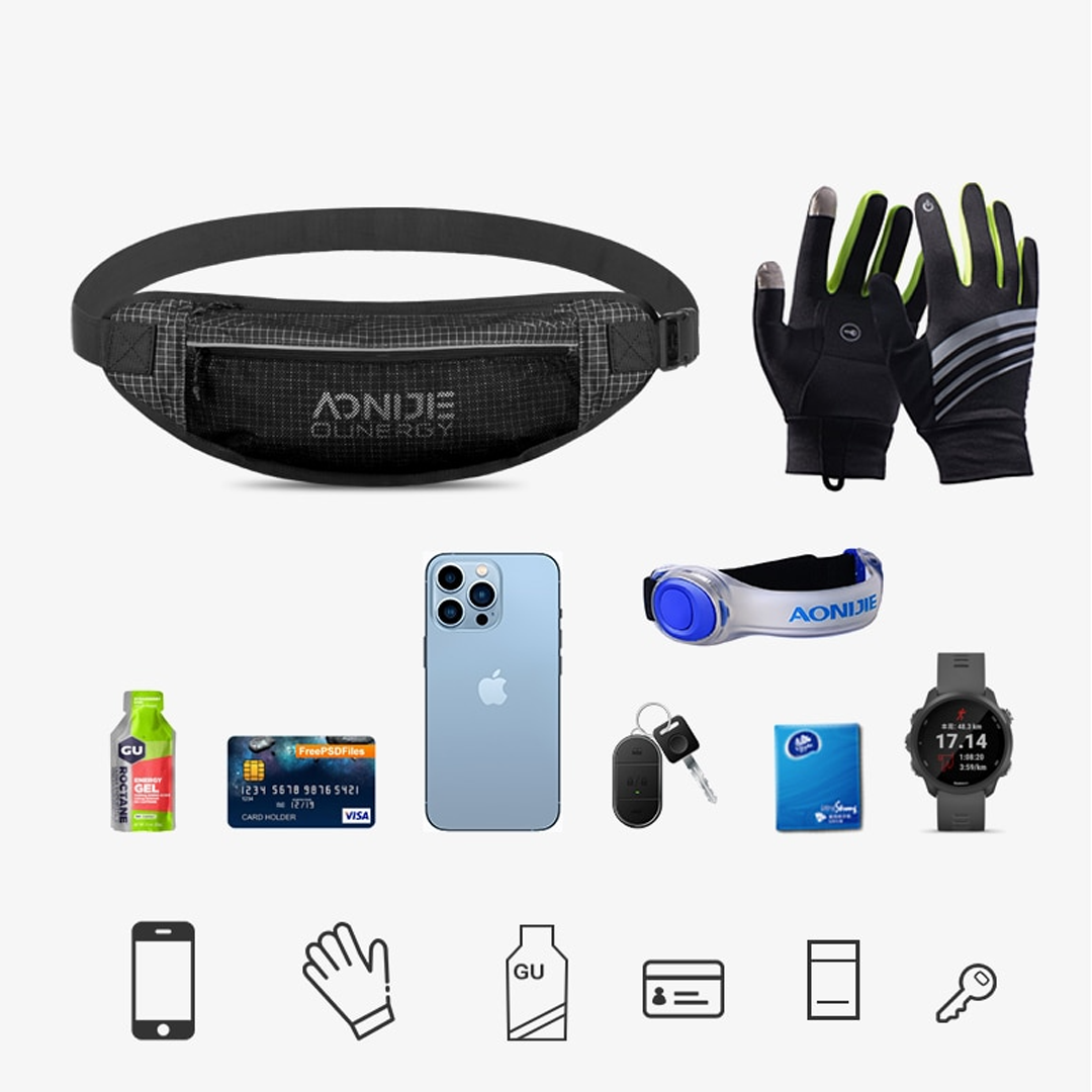 AONIJIE Waist Bag W8111 - Tas Pinggang Lari Sepeda
