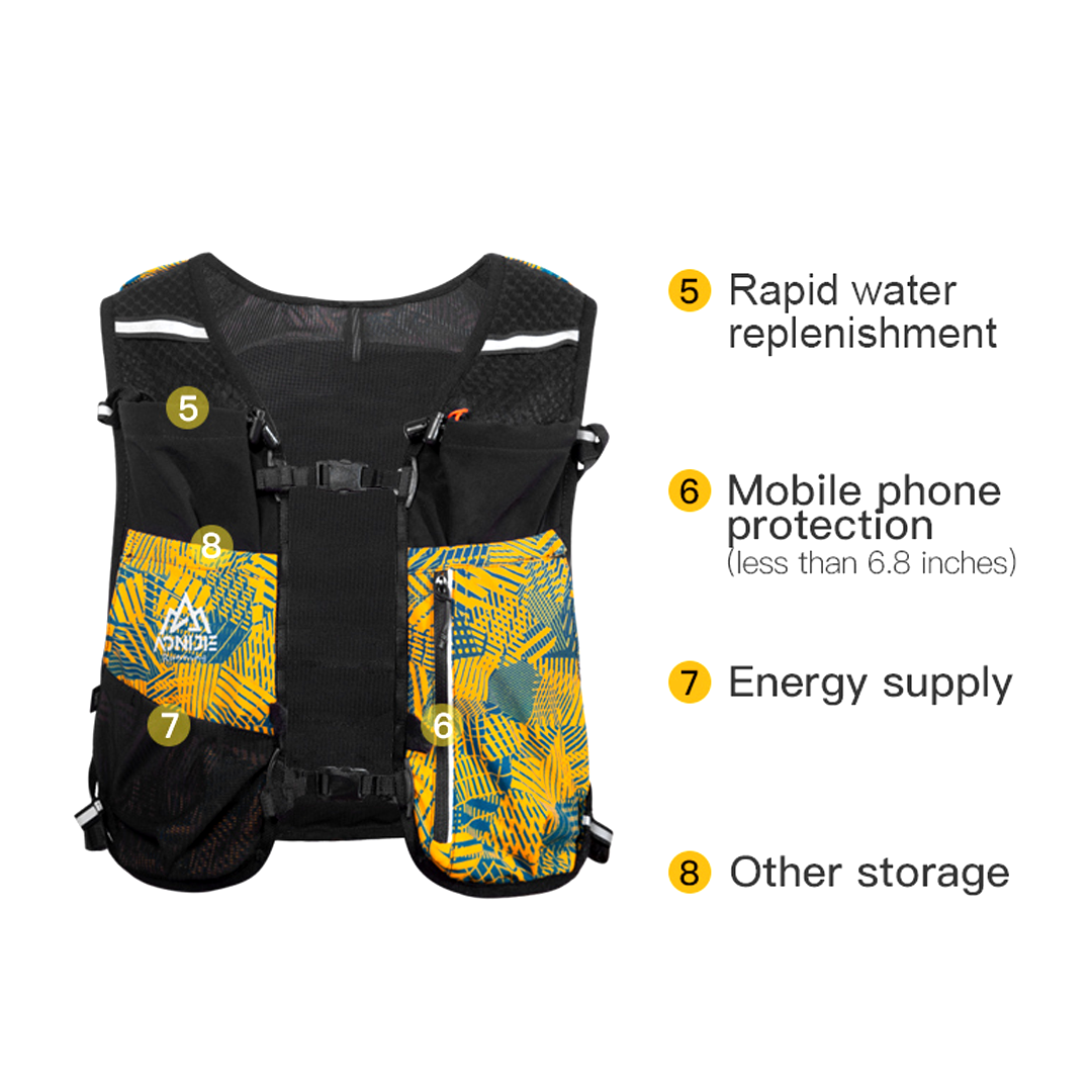 AONIJIE C9112 Hydration Backpack Vest - 12L Trail Running Sports
