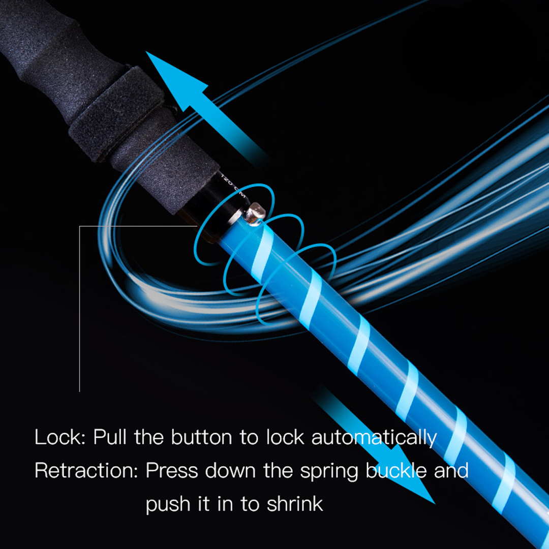 AONIJIE Foldable Trekking Pole E4202 - Trail Running Hiking