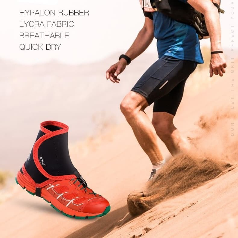 AONIJIE GAITER E940 - Trail Running Shoe Gaiters Protective Wrap Shoe Covers Outdoor sports Prevent Sand Stone