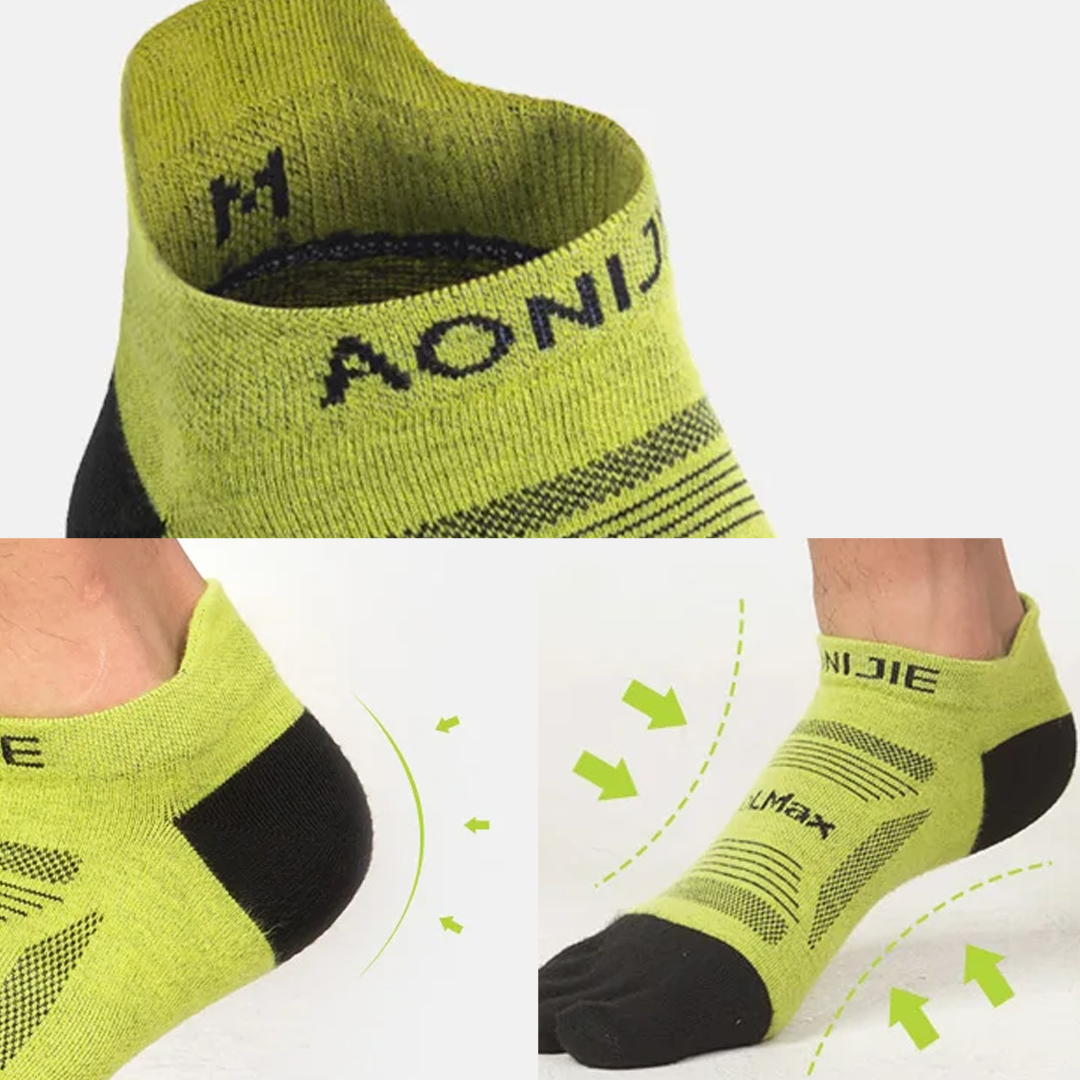 AONIJIE E4839 Running Toe Socks 3 PAIR - Kaos Jari kaki lari Sepeda