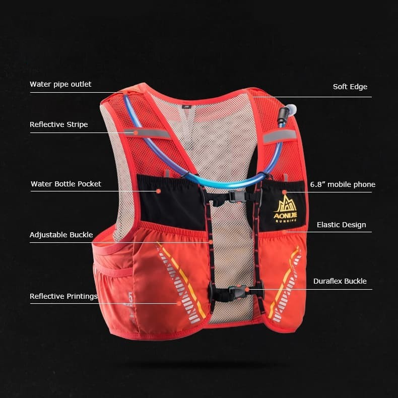 AONIJIE Hydration Backpack C933 - 5L Trail Marathon Running