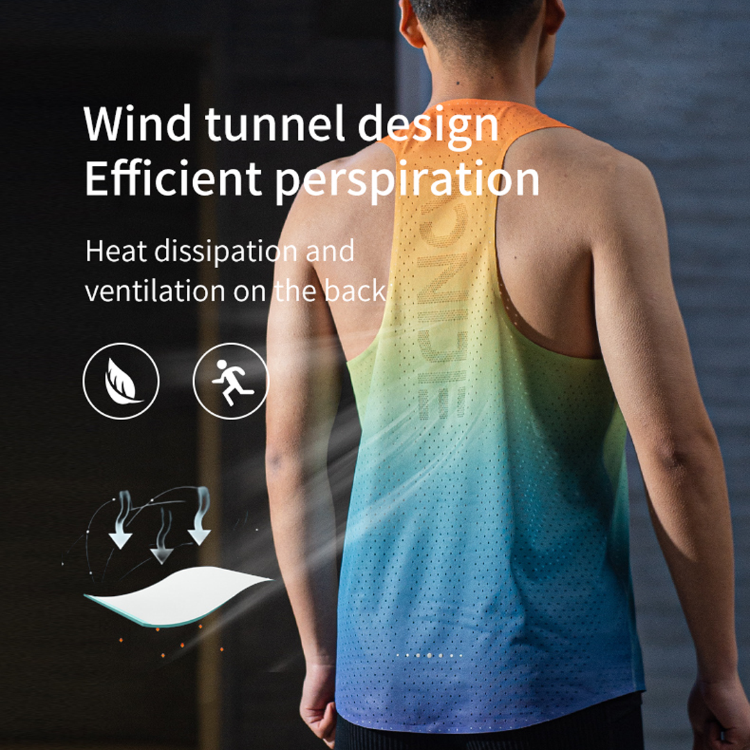 AONIJIE FM5155 Running Sleeveless Tank Top - Baju Lari Pria