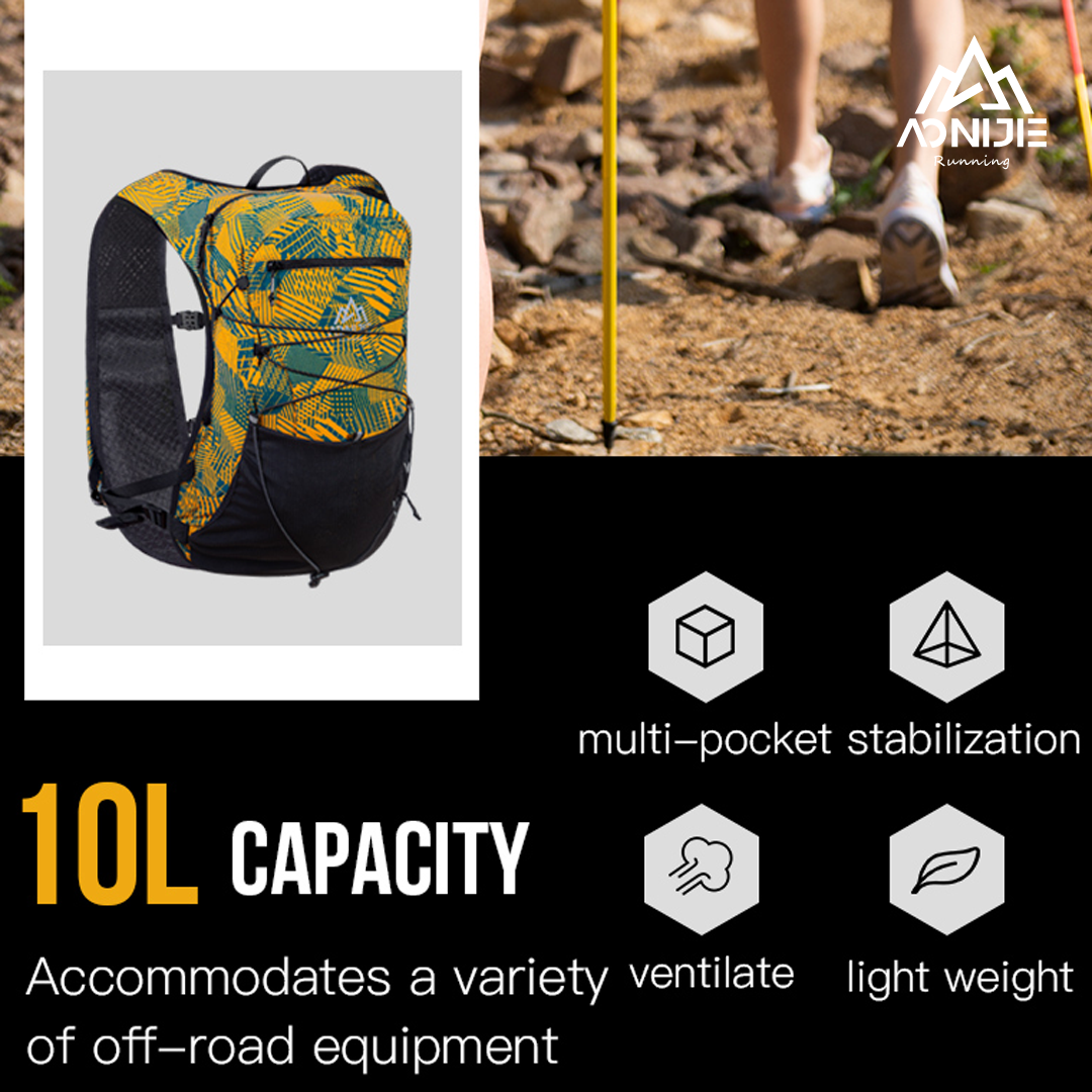 AONIJIE C9112 Hydration Backpack Vest - 12L Trail Running Sports
