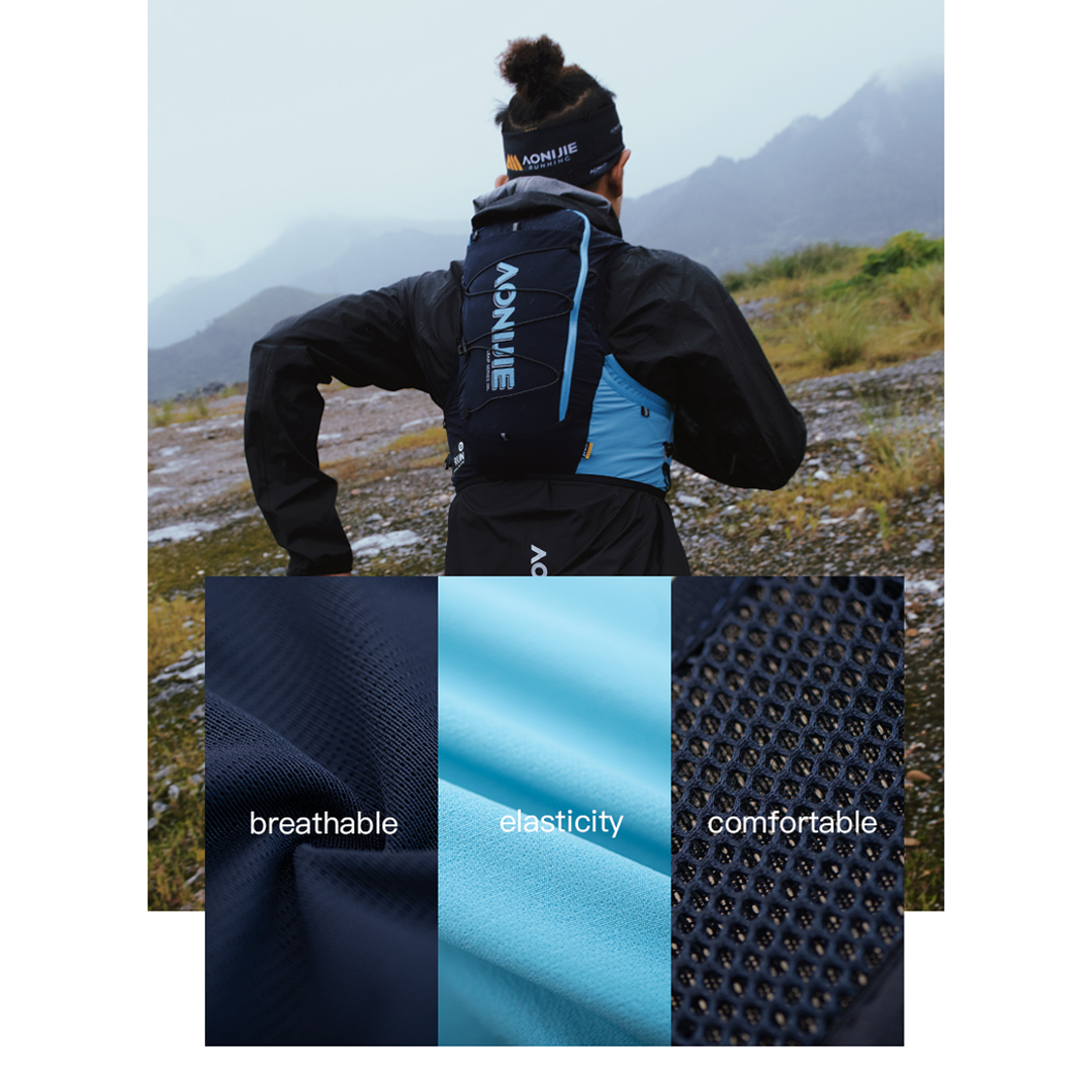 Aonijie C9116 Hydration Backpack Vest - 10 Liter Trail Running Sports - NAVY