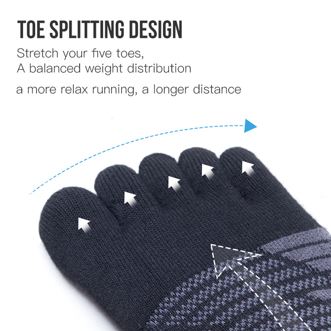 AONIJIE E4819 Running Toe Socks - Kaos Kaki Jari Lari Sepeda Olahraga