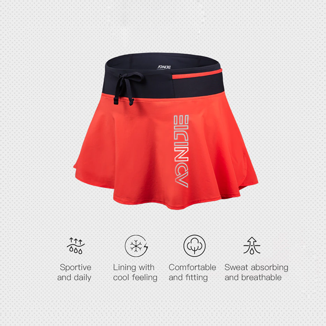 AONIJIE F5104 Women Sport Short - Celana Rok Olahraga Wanita