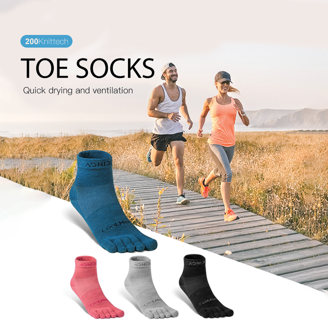 AONIJIE E4109S Running Toe Socks - Kaos Kaki Jari - Lari | Sepeda