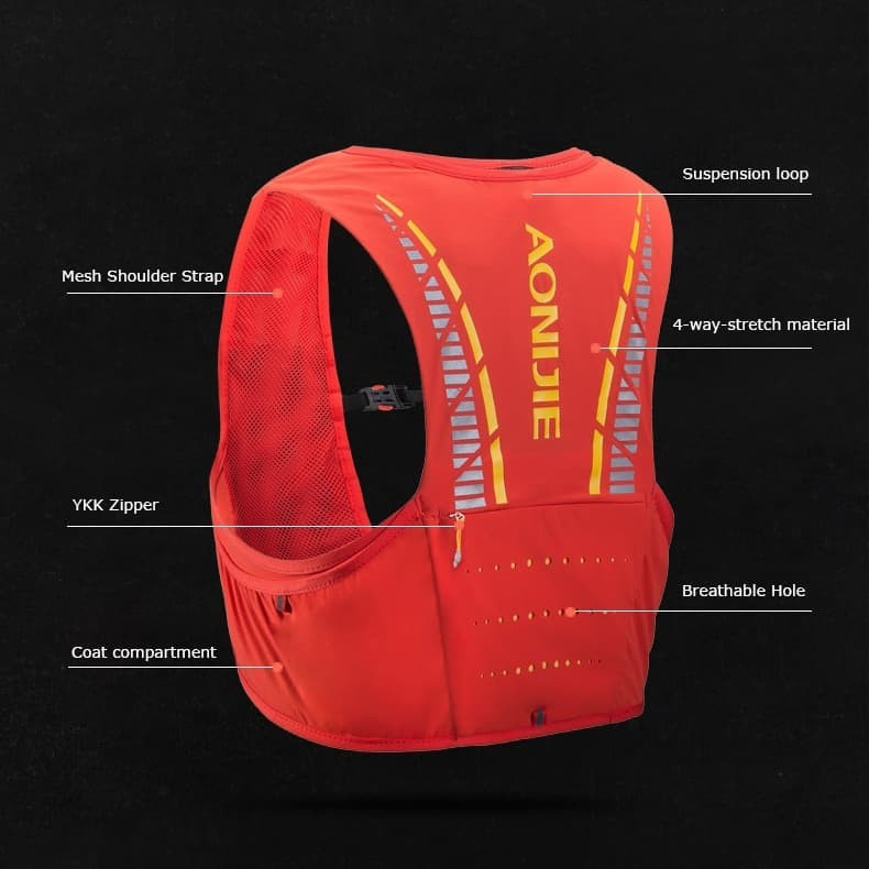AONIJIE Hydration Backpack C933 - 5L Trail Marathon Running