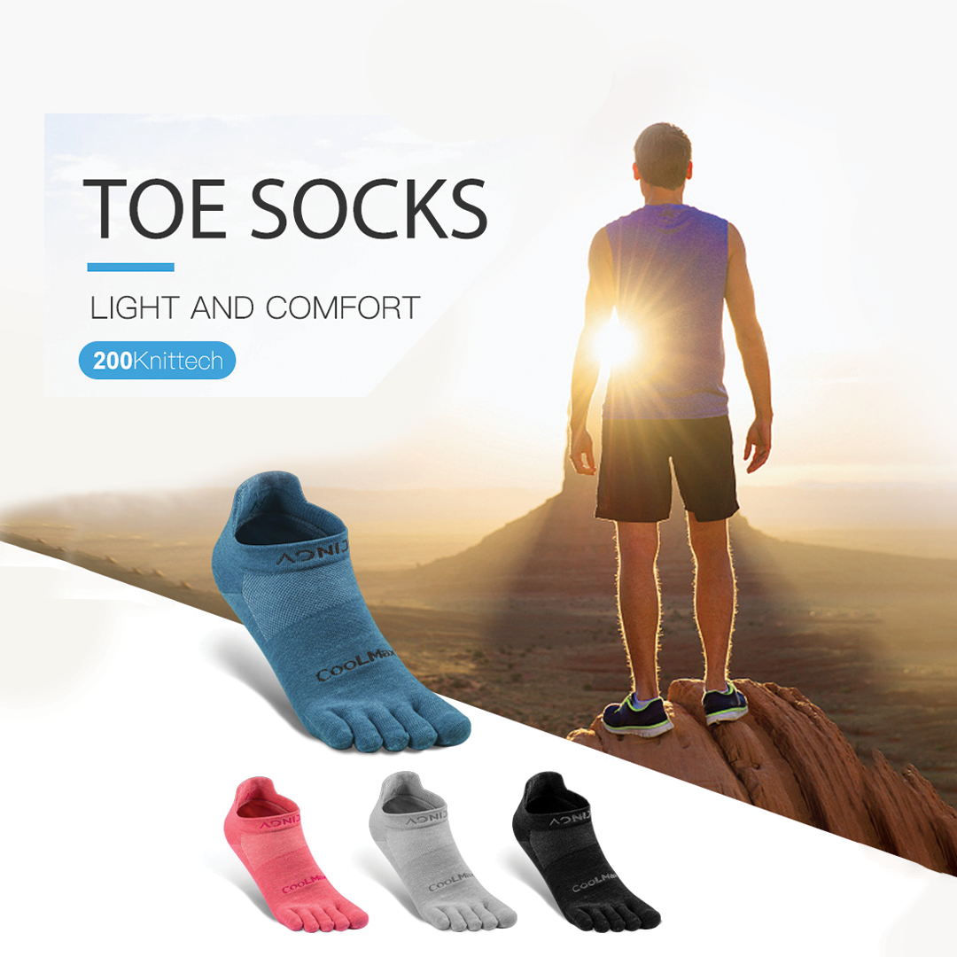 AONIJIE E4110S Running Toe Socks - Kaos Kaki Jari - Running | Cycling