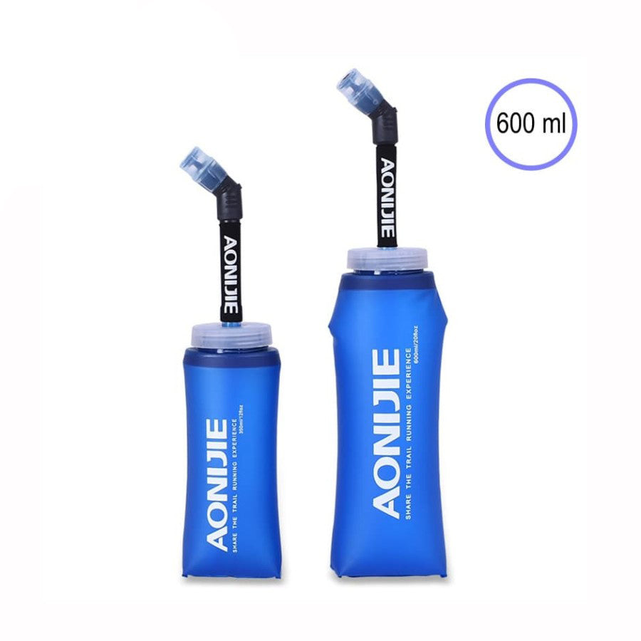 AONIJIE Soft Flask Long Straw SD13 - 600ml - Soft Flask BPA Free Water Bottle for Running Marathon Hydration Bladder Pack Vest