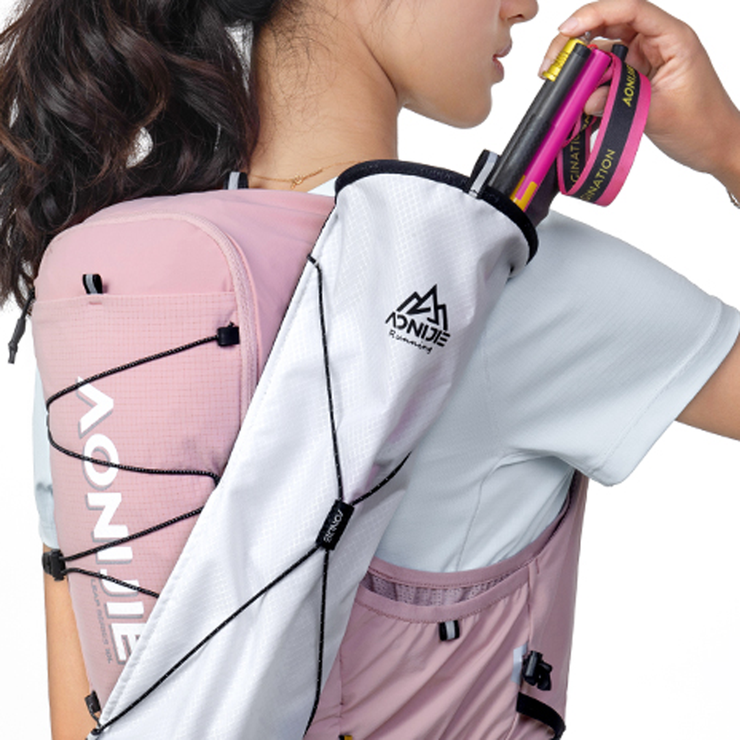 Aonijie C9116 Hydration Backpack Vest - 10 Liter Trail Running Sports - Pink Redwine