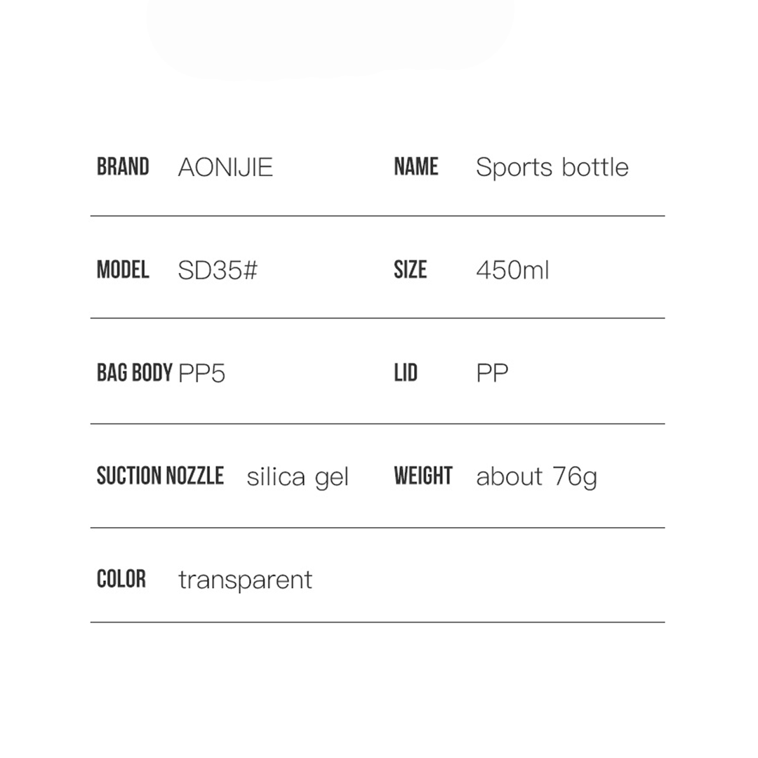 AONIJIE SD35 Water Bottle 450ML - Botol Minum Sport Outdoor