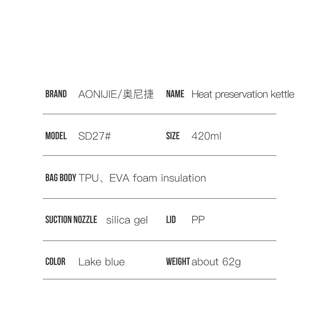 AONIJIE Soft Flask SD27 Water Bottle - 500ml Tempat Minum Botol