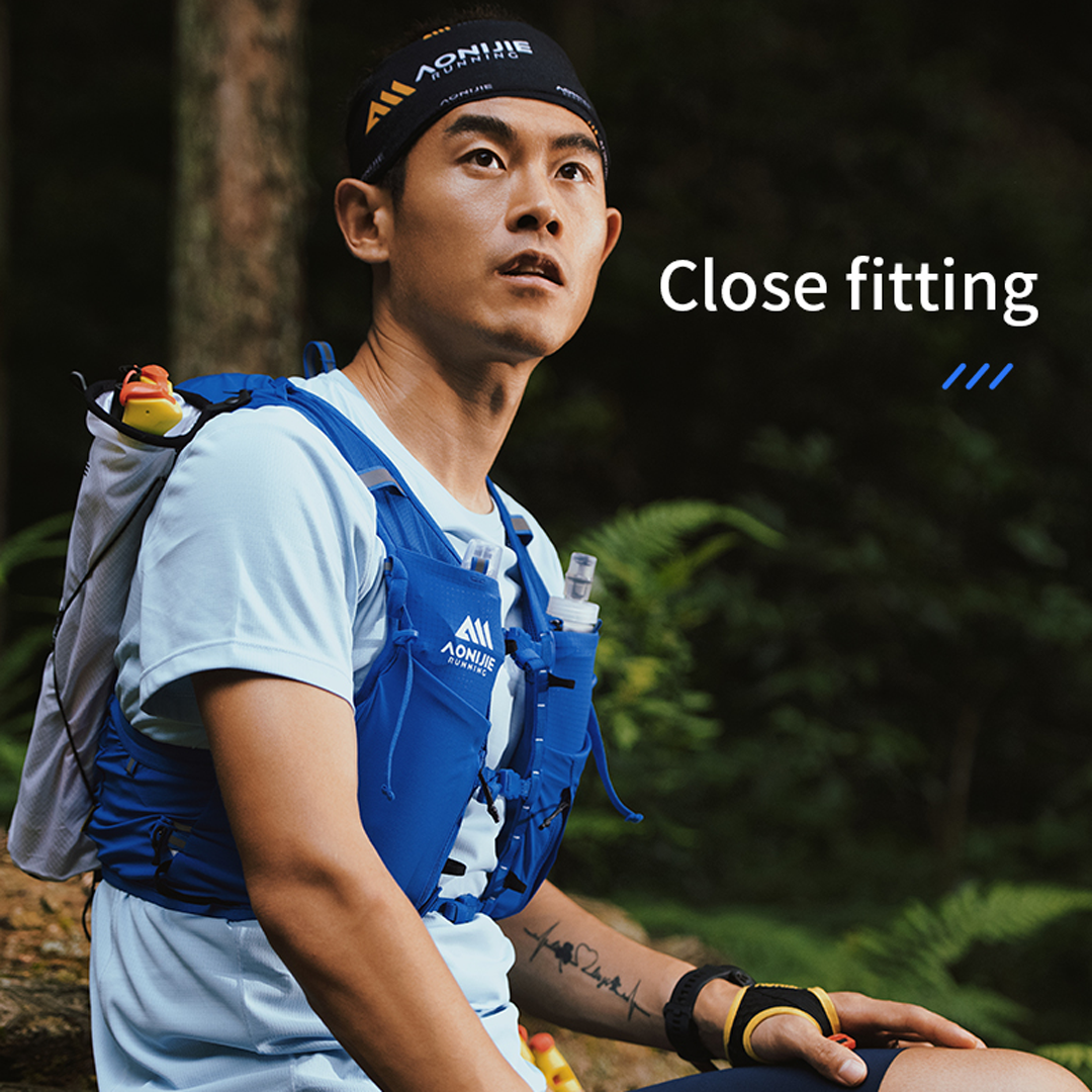 Aonijie C9116 Hydration Backpack Vest - 10 Liter Trail Running Sports - Blue