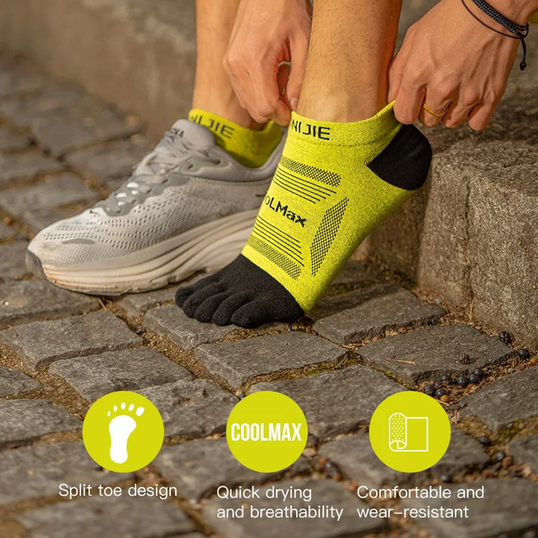 AONIJIE E4839 Running Toe Socks 3 PAIR - Kaos Jari kaki lari Sepeda