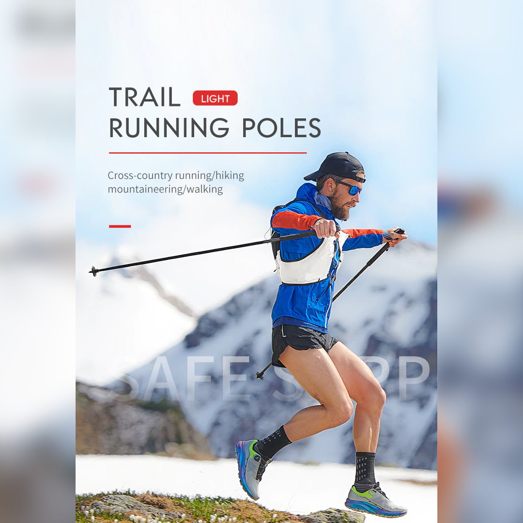 AONIJIE Foldable Carbon Trekking Pole Bend E4204 - Trail Hiking