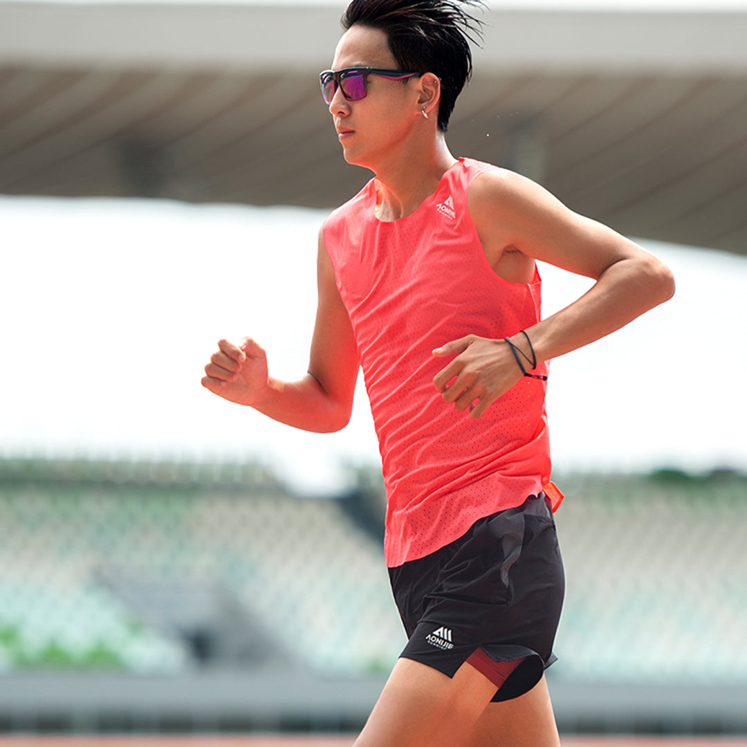 AONIJIE FM5189 Running Sleeveless Tank Top - Baju Lari Pria Olahraga