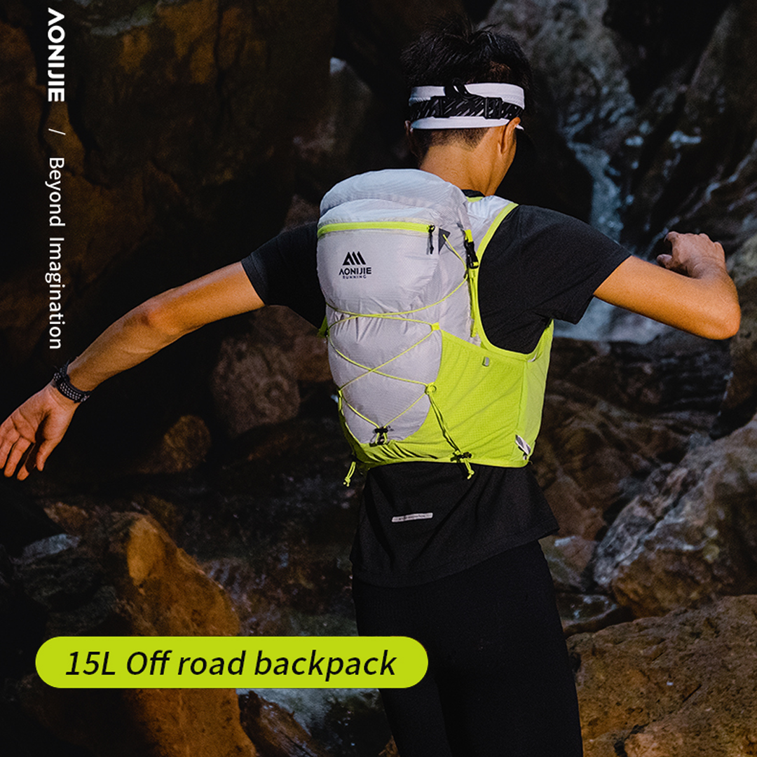 Aonijie C9116 Hydration Backpack Vest - 15L Trail Running Sports - Navy