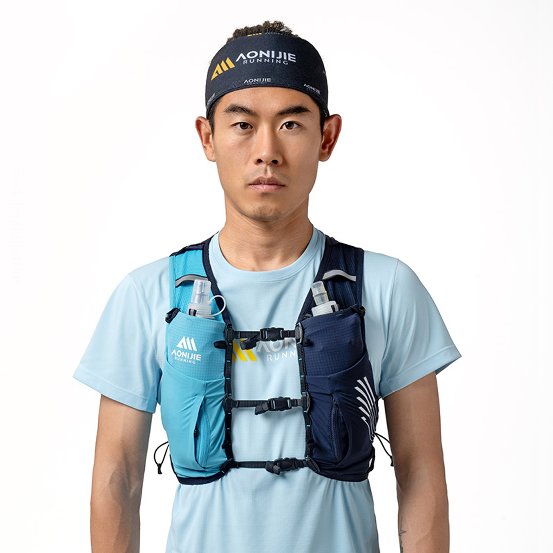 Aonijie C9116 Hydration Backpack Vest - 10 Liter Trail Running Sports - NAVY