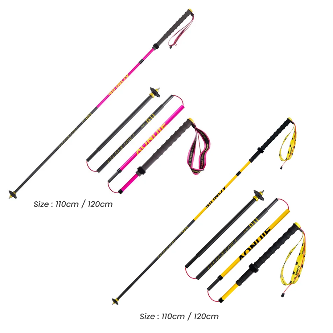 AONIJIE Foldable Carbon Trekking Pole E4214 - Trail Running Hiking Outdoor