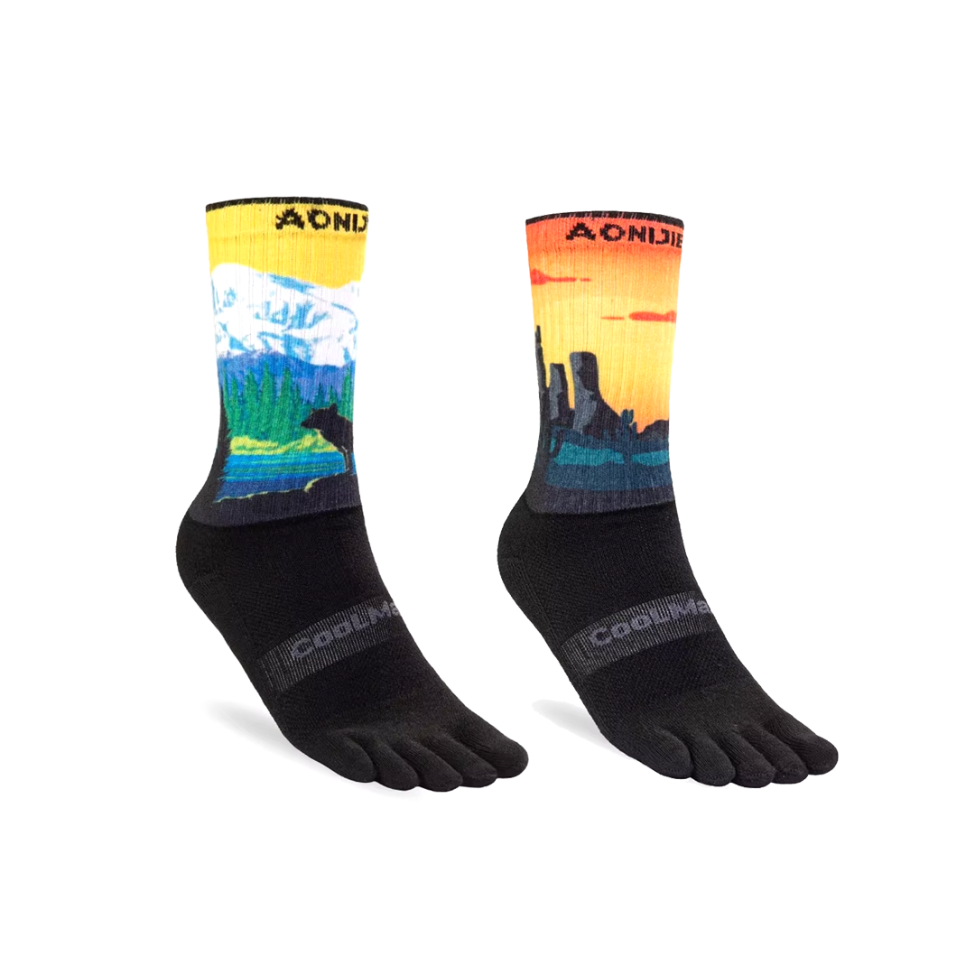 Aonijie E4843 Running Toe Socks - Kaos kaki Jari Lari Sepeda Olahraga