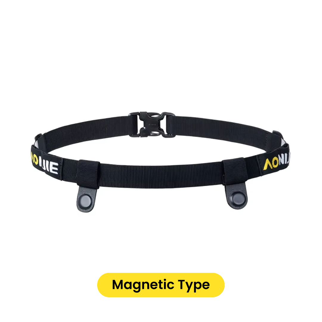 Aonijie E4435 BIB Race Number Belt Magnetic or Rope Type Tali BIB