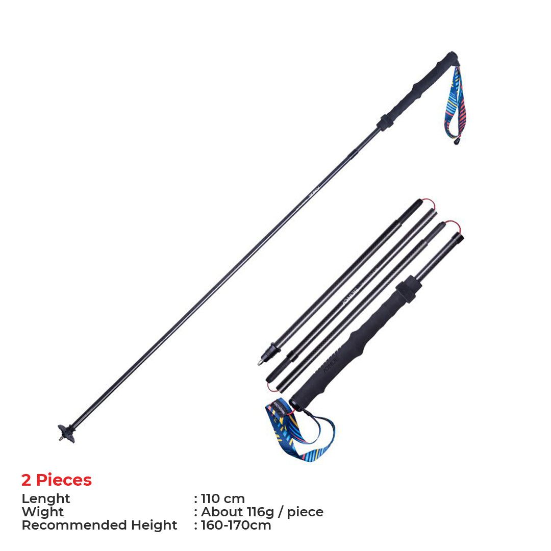 AONIJIE Foldable Carbon Trekking Pole Bend E4204 - Trail Hiking
