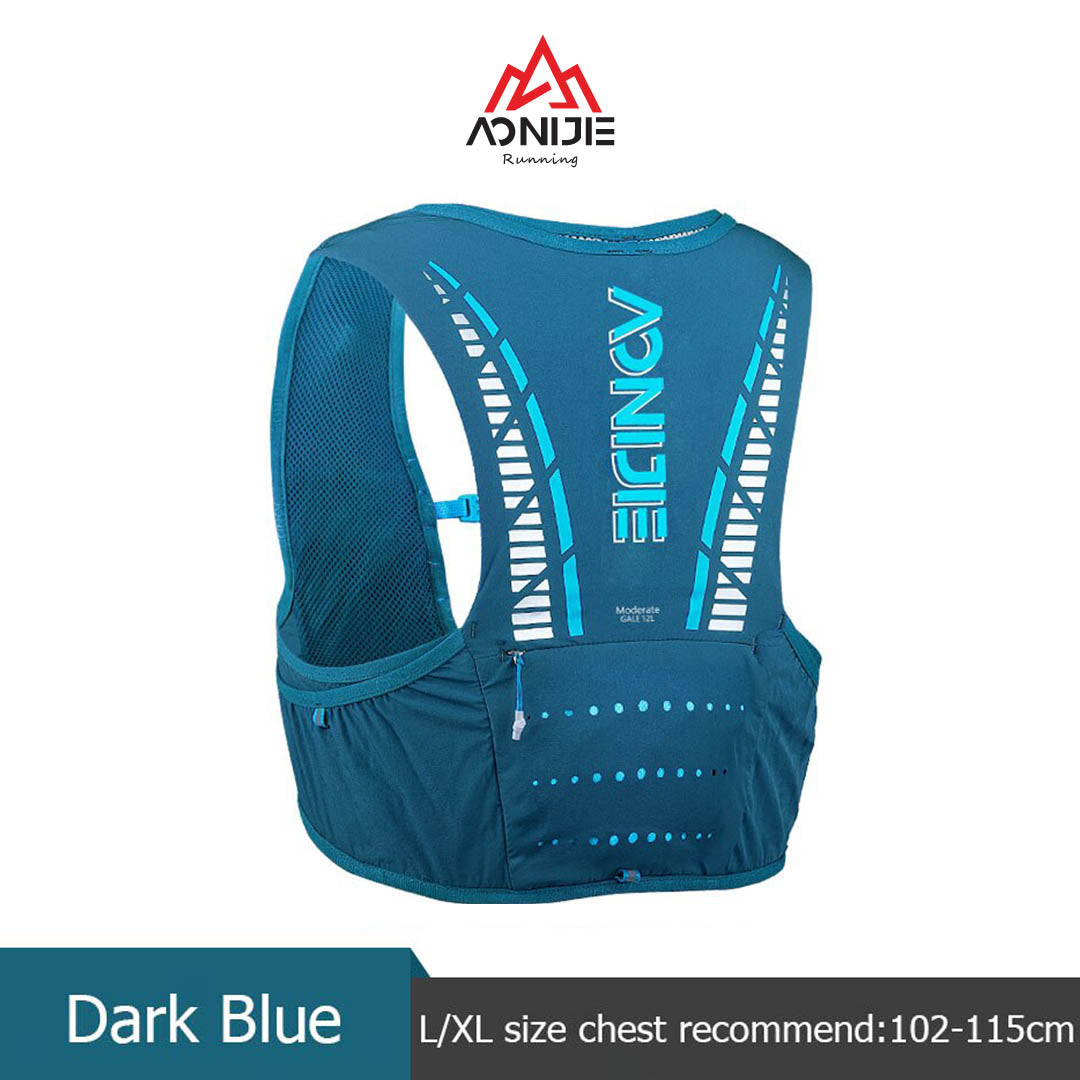 Aonijie Hydration Backpack Vest C933S - 5L Trail Running - BLUE