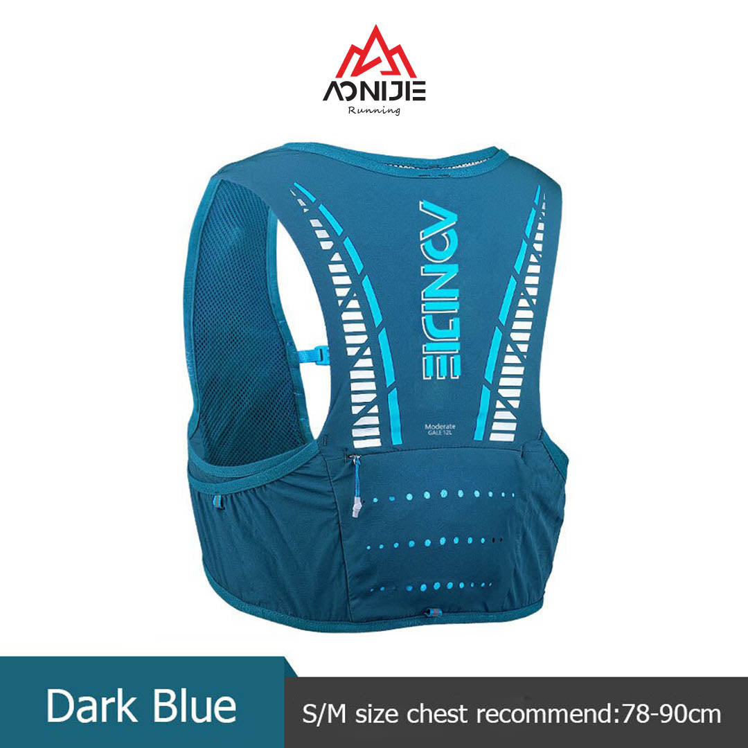 Aonijie Hydration Backpack Vest C933S - 5L Trail Running - BLUE