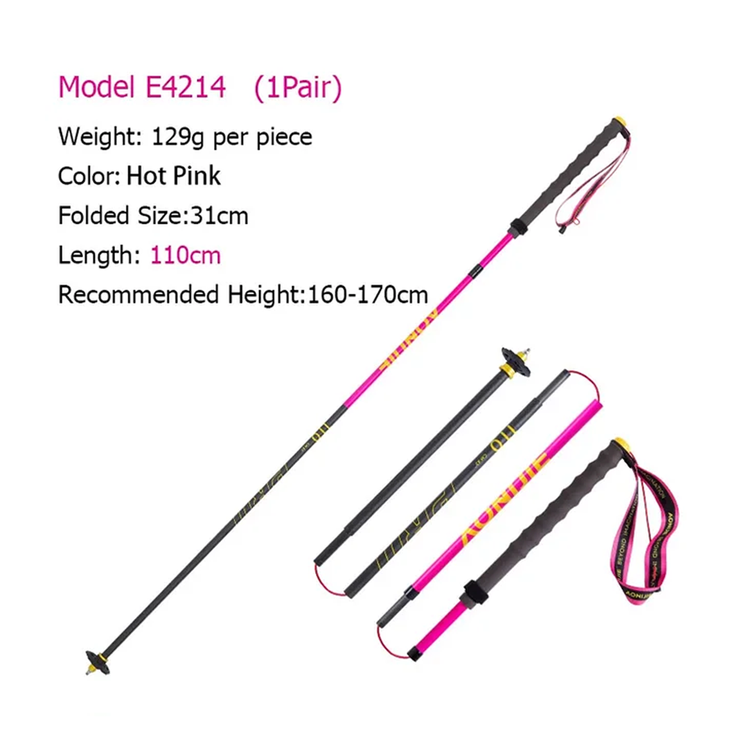 AONIJIE Foldable Carbon Trekking Pole E4214 - Trail Running Hiking Outdoor