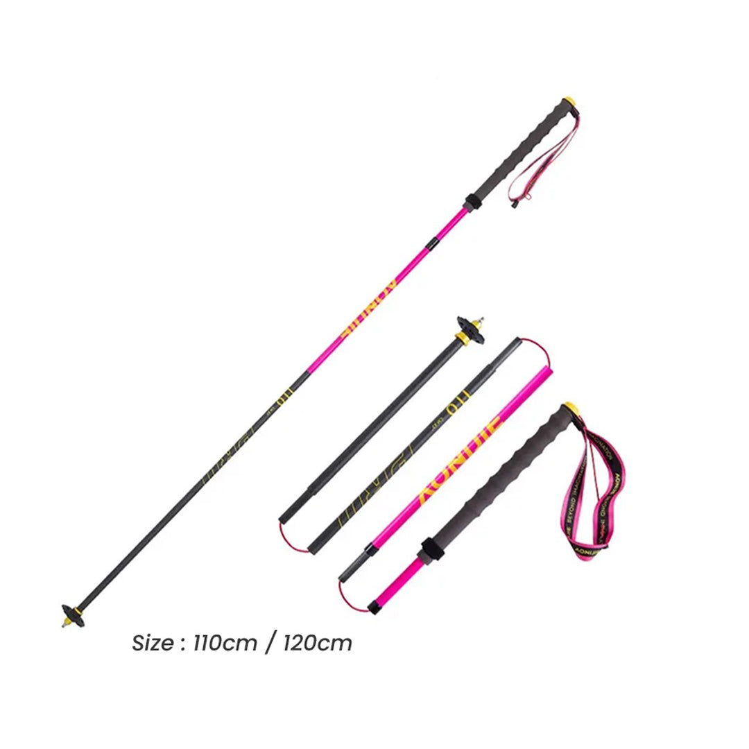 AONIJIE Foldable Carbon Trekking Pole E4214 - Trail Running Hiking Outdoor