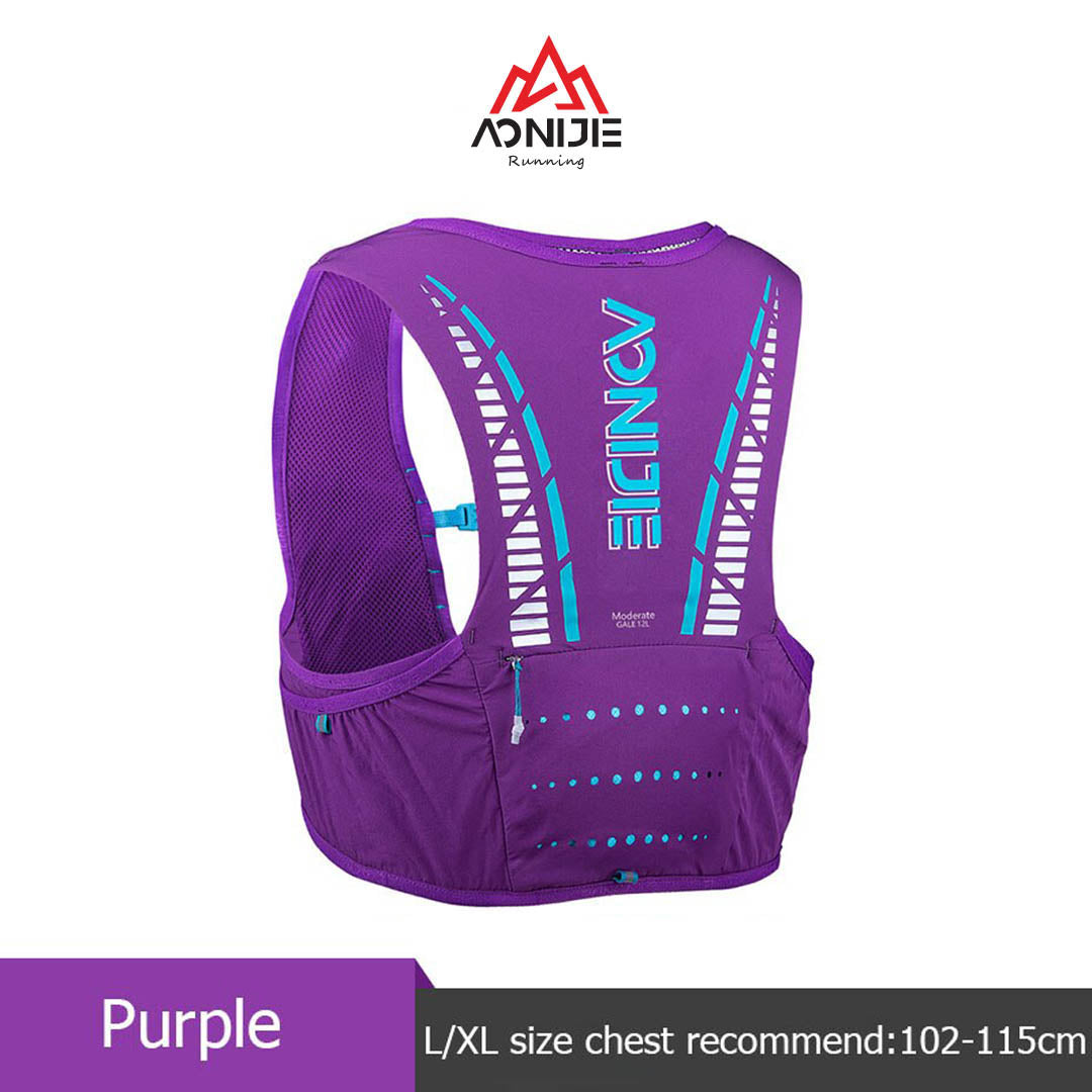Aonijie Hydration Backpack Vest C933S - 5L Trail Running - PURPLE