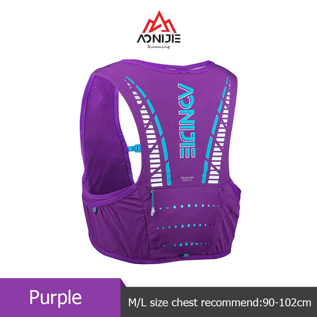 Aonijie Hydration Backpack Vest C933S - 5L Trail Running - PURPLE