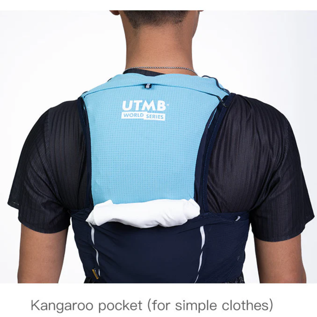 Aonijie UTMB Hydration Backpack Vest 8L - Trail Running Sports - BLUE