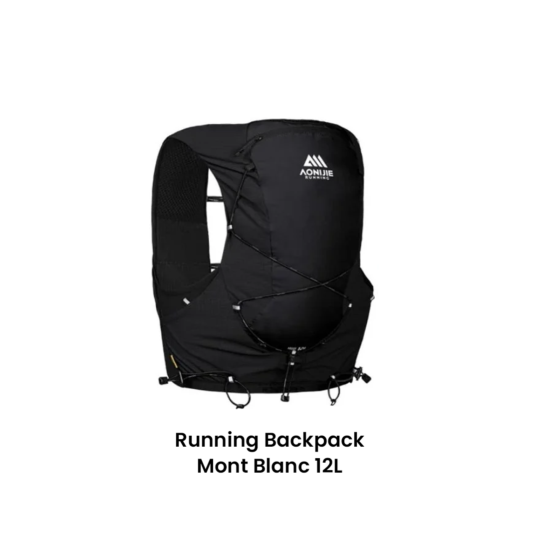 Aonijie UTMB Hydration Backpack Vest - Trail Running Sports - BLACK