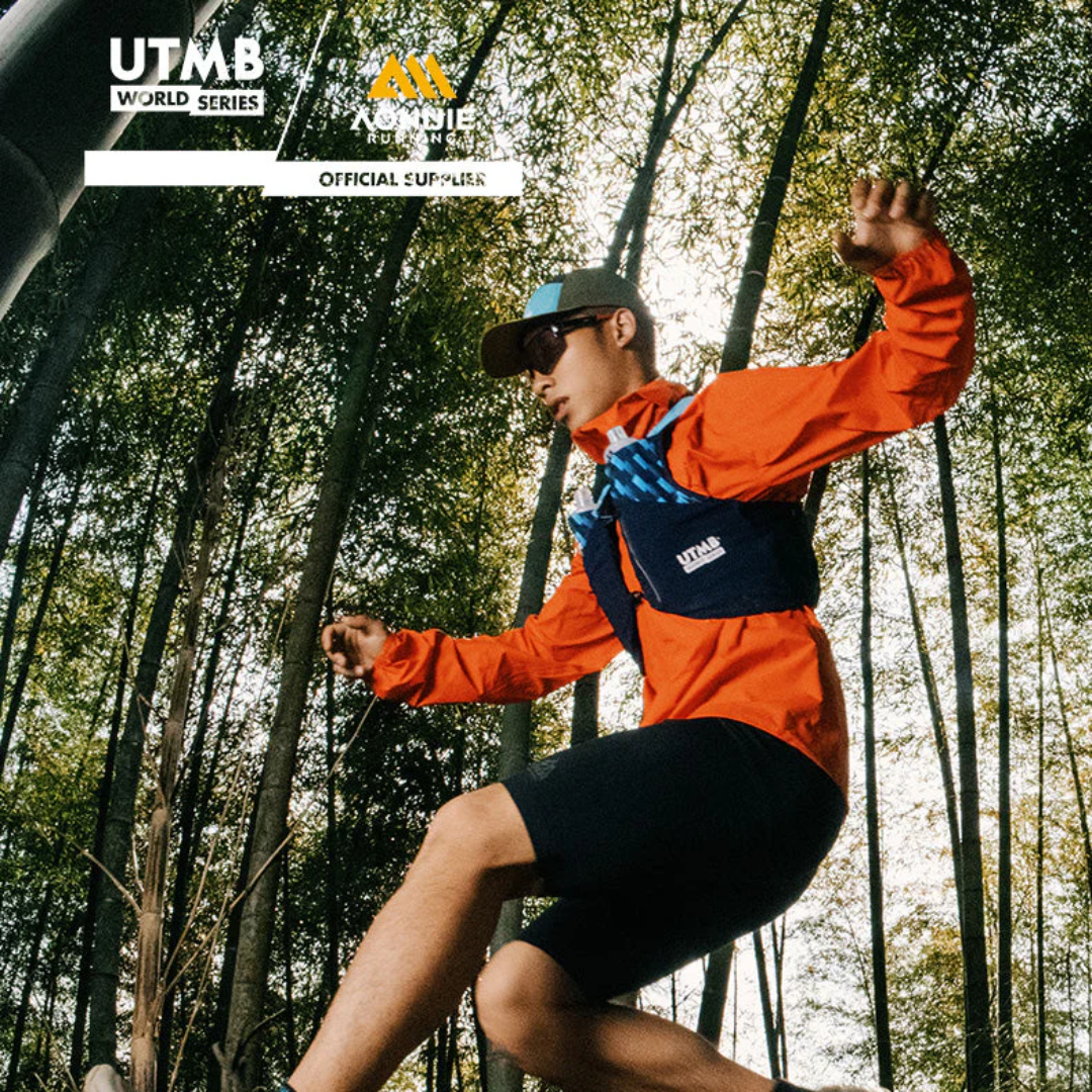 Aonijie UTMB Hydration Backpack Vest 8L - Trail Running Sports - BLUE