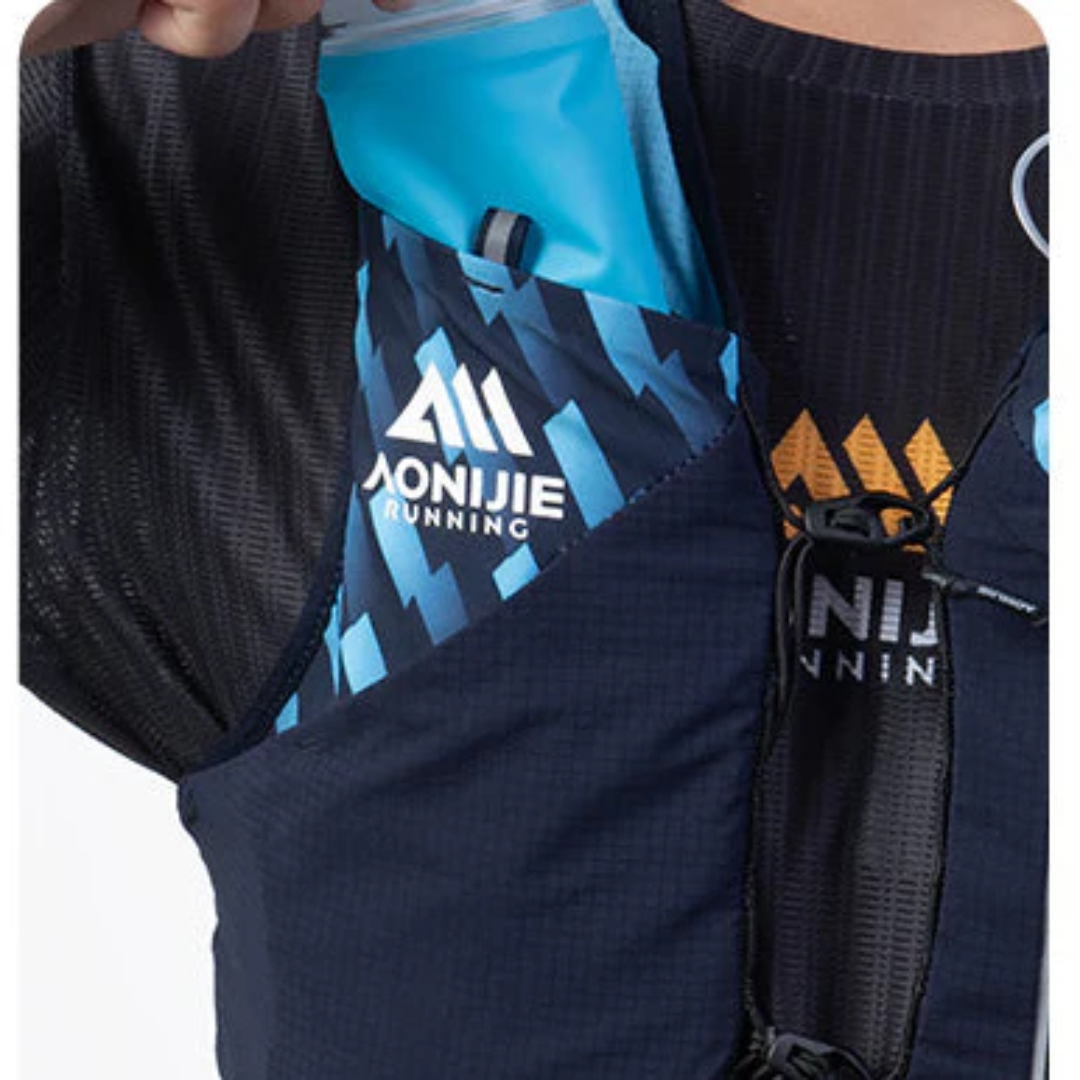 Aonijie UTMB Hydration Backpack Vest 8L - Trail Running Sports - BLUE