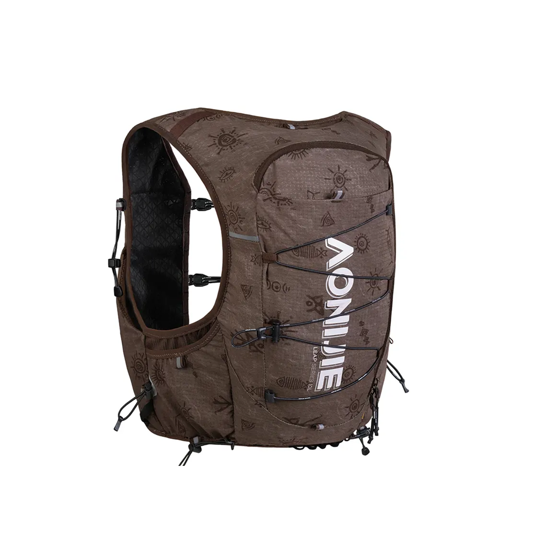 Aonijie C9119 Hydration Backpack Vest - 10 Liter Trail Running Sports - COFFEE WEAVE