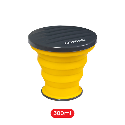 AONIJIE SD74 Outdoor Collapsible Silicone Cup 300ml - Gelas Lari Marathon - Yellow