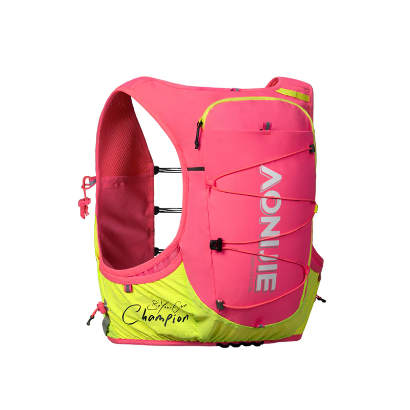 Aonijie C9116 Light Pink Hydration Backpack Vest - 10 Liter Trail Running Sports