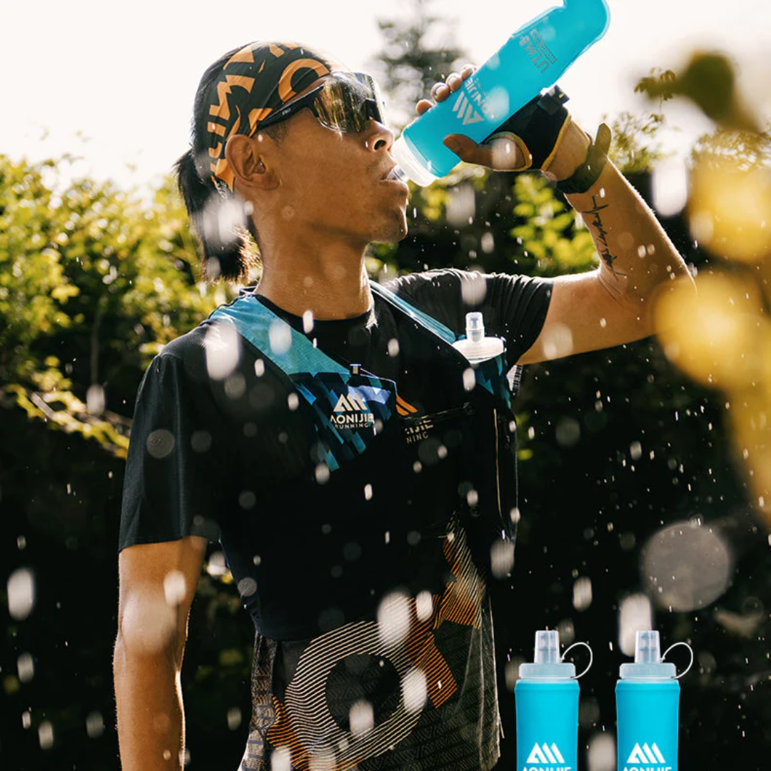 Aonijie UTMB Hydration Backpack Vest 4L - Trail Running Sports - BLUE