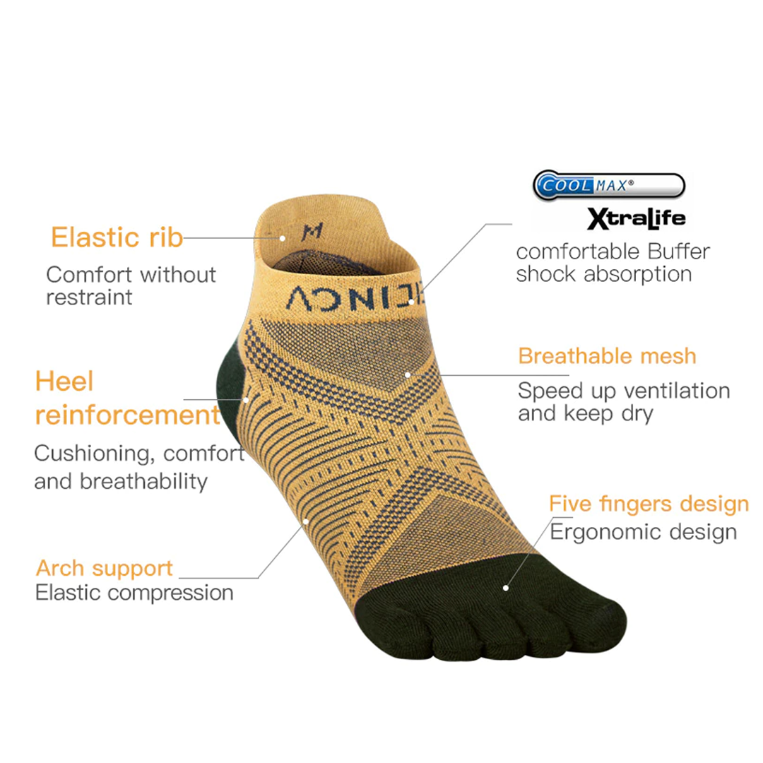 AONIJIE E4824 Running Toe Socks - Kaos kaki Jari Lari Sepeda